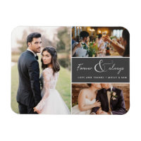 Forever & Always Gray Photo Thank You Collage