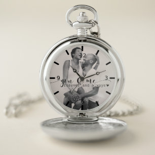 Forever & Always Photo Pocket Watch