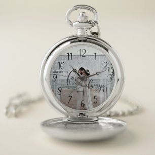 Forever & Always Photo Pocket Watch