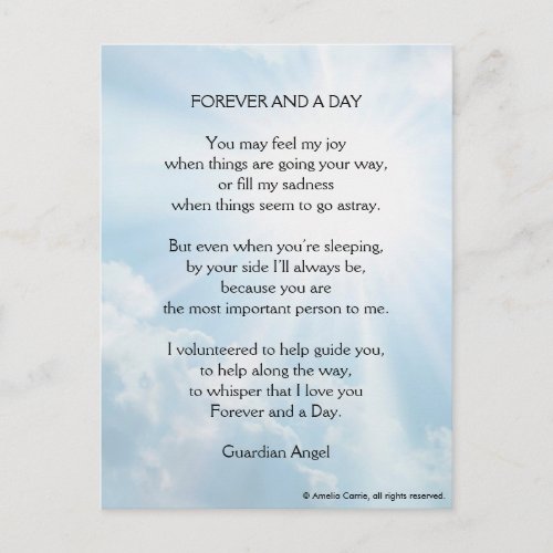 Forever and a Day Postcard