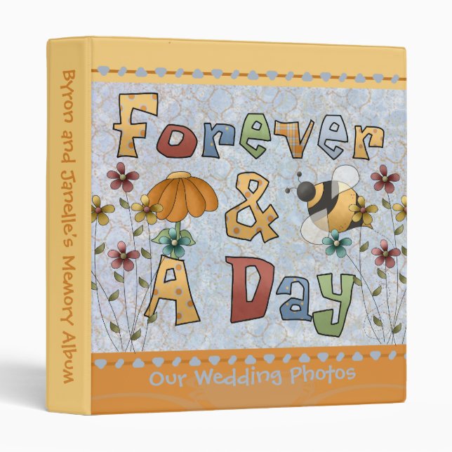 Forever and a Day Wedding Memory Binder (Front/Spine)