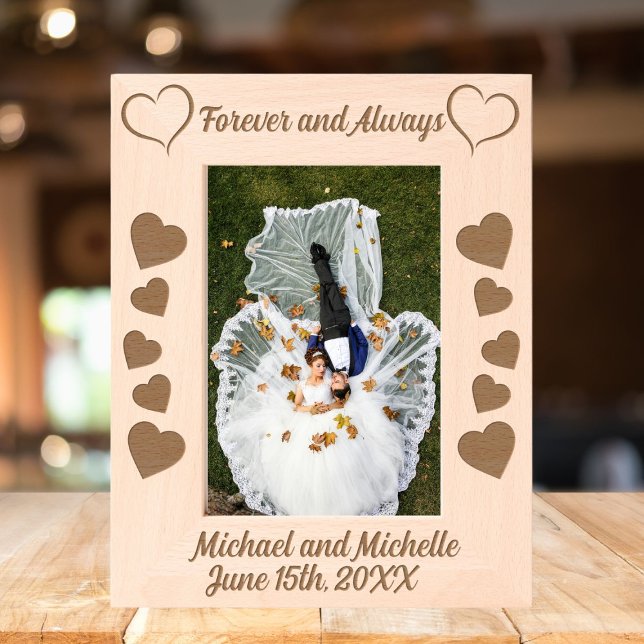 Forever and Always Laser Etched Picture Frame Engraved Frames (Creator Uploaded)