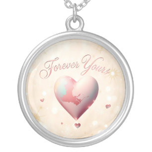 "Forever and Always" Silver Plated Necklace