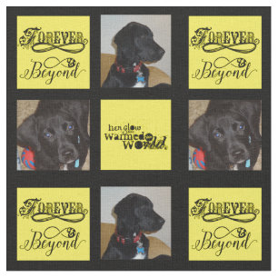 Forever and Beyond Pet Photos Custom Fabric