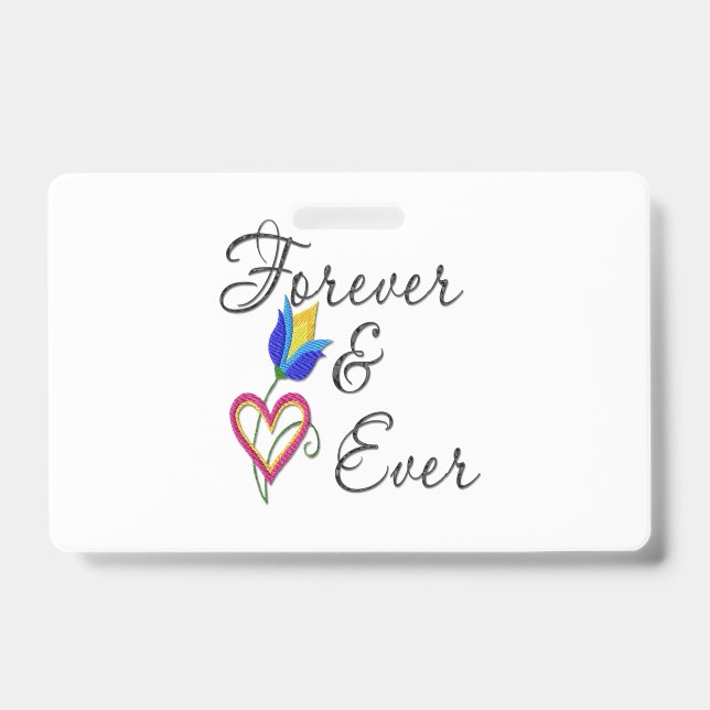 forever and ever badge (Front)