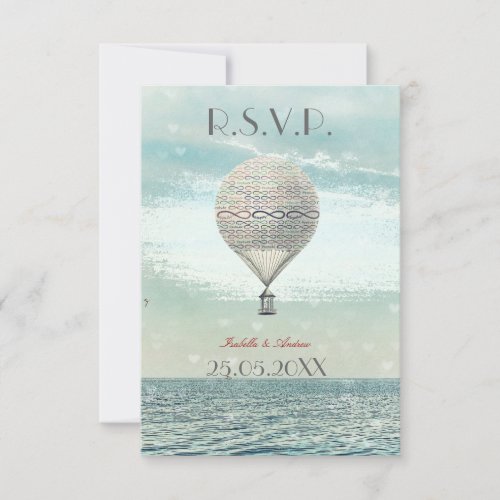 Forever and for always flight RSVP card