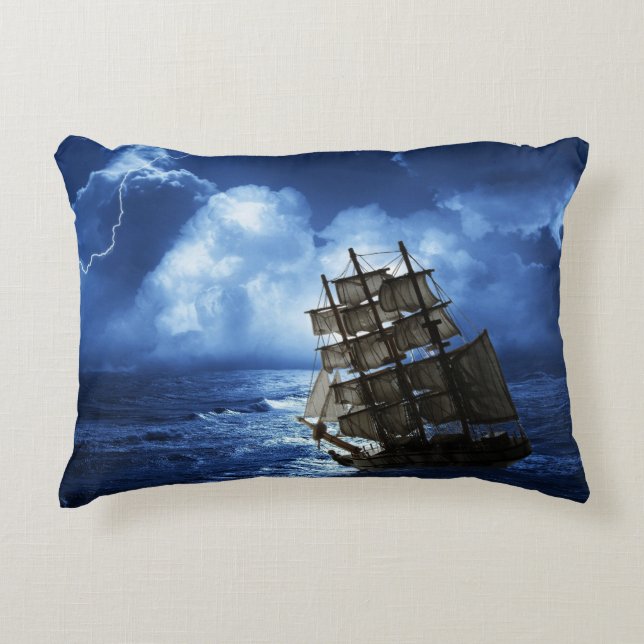 Forever At Sea Decorative Pillow (Front)