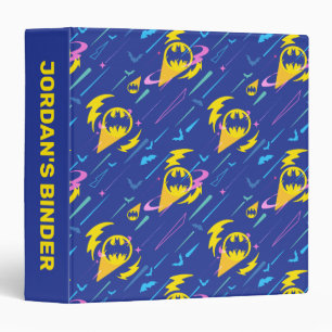 Forever Batman Bat Signal Pattern 3 Ring Binder