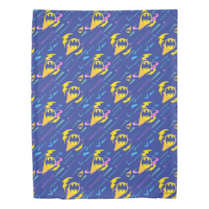 Forever Batman Bat Signal Pattern Duvet Cover