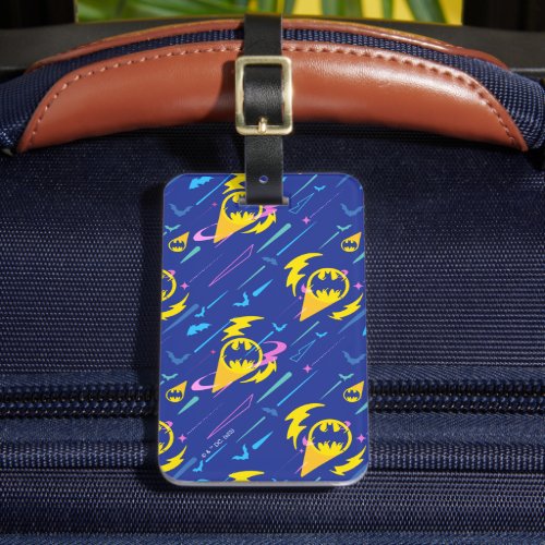 Forever Batman Bat Signal Pattern Luggage Tag