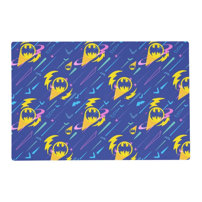 Forever Batman Bat Signal Pattern Placemat (Front)