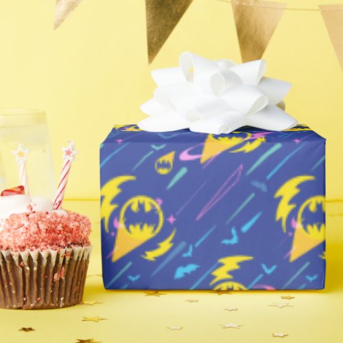 Forever Batman Bat Signal Pattern Wrapping Paper