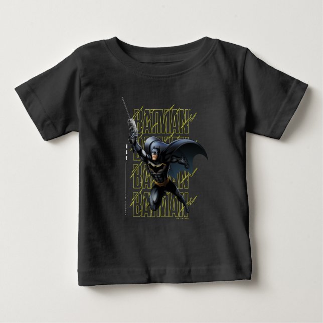 Forever Batman Grappling Hook Baby T-Shirt (Front)