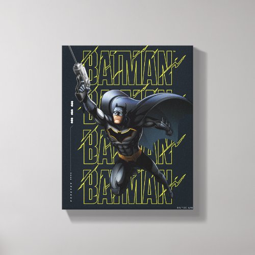 Forever Batman Grappling Hook Canvas Print