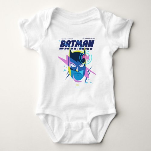 Forever Batman Light Up Head Graphic Baby Bodysuit