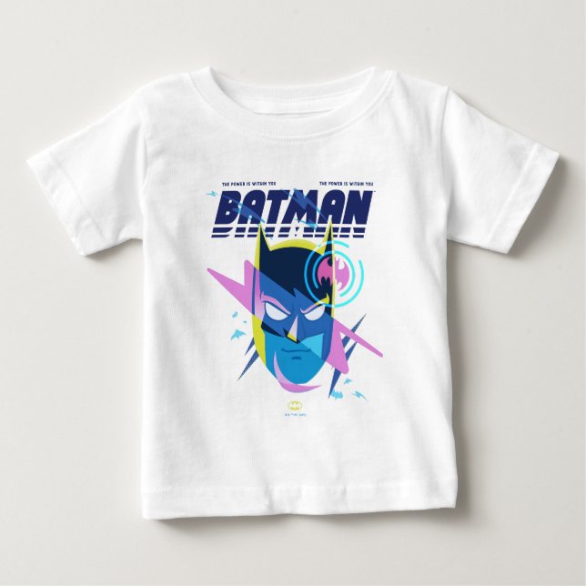 Forever Batman Light Up Head Graphic Baby T-Shirt (Front)