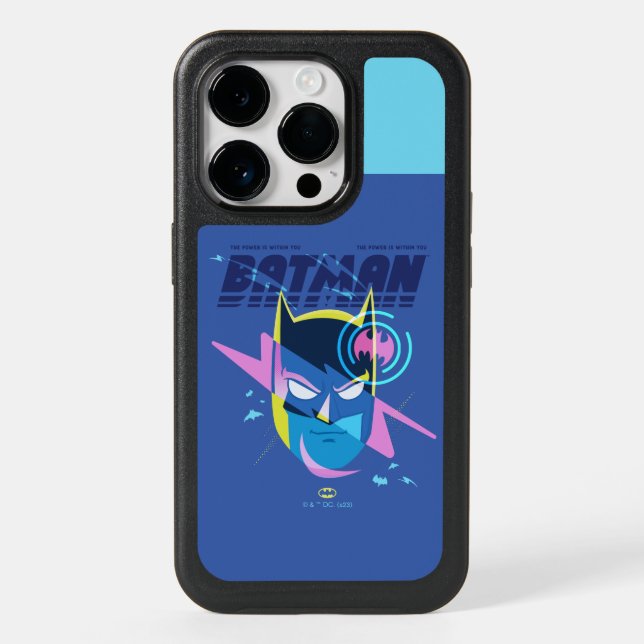 Forever Batman Light Up Head Graphic Otterbox iPhone Case (Back)