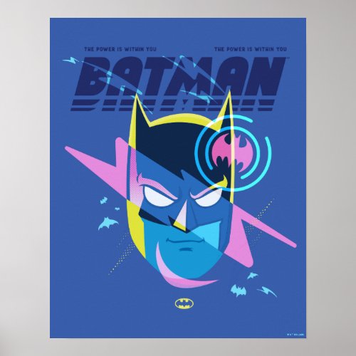 Forever Batman Light Up Head Graphic Poster