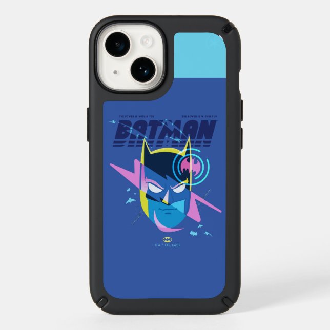 Forever Batman Light Up Head Graphic Speck iPhone Case (Front)