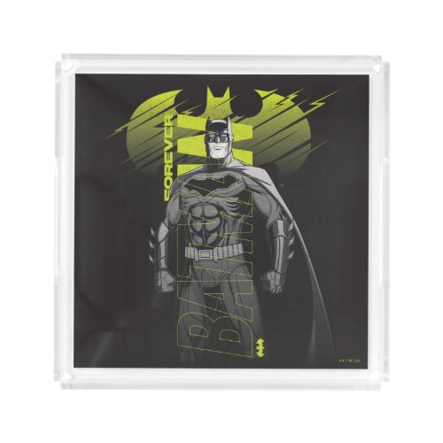 Forever Batman Power Up Character Art Acrylic Tray