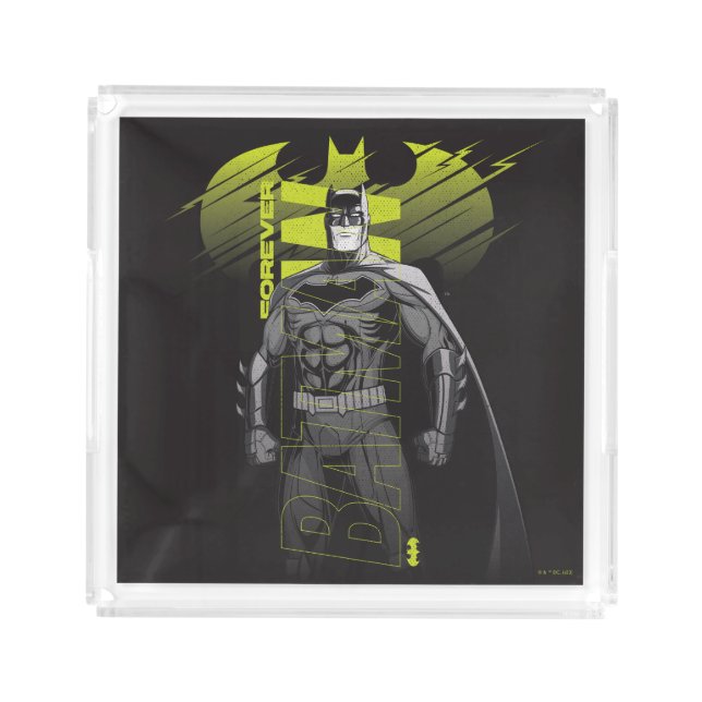 Forever Batman Power Up Character Art Acrylic Tray (Front)