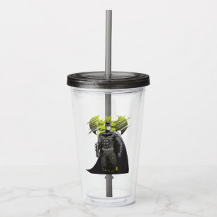 Forever Batman Power Up Character Art Acrylic Tumbler