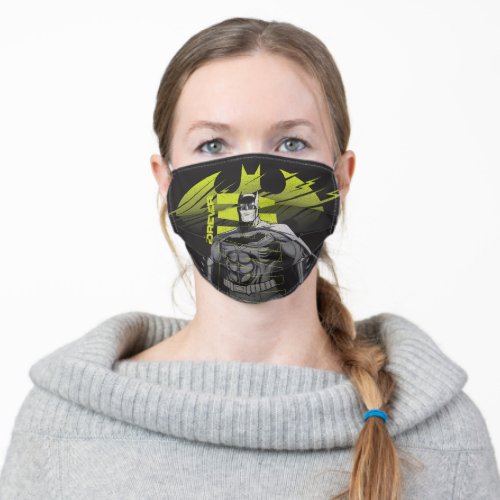 Forever Batman Power Up Character Art Adult Cloth Face Mask