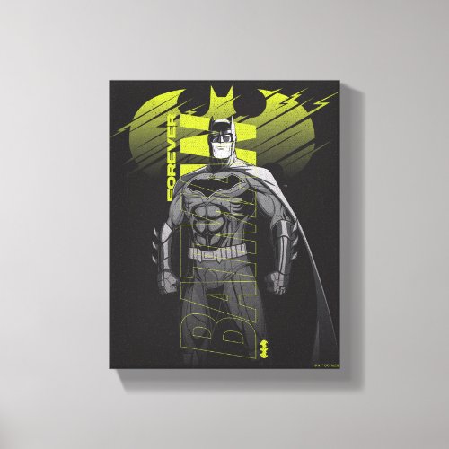 Forever Batman Power Up Character Art Canvas Print