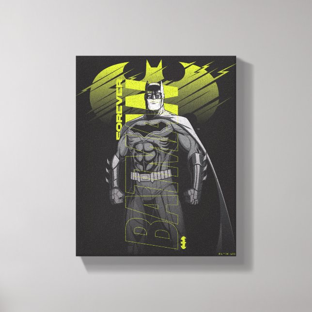 Forever Batman Power Up Character Art Canvas Print (Front)