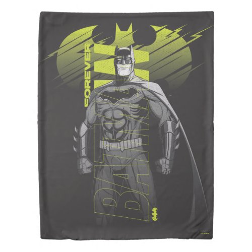 Forever Batman Power Up Character Art Duvet Cover