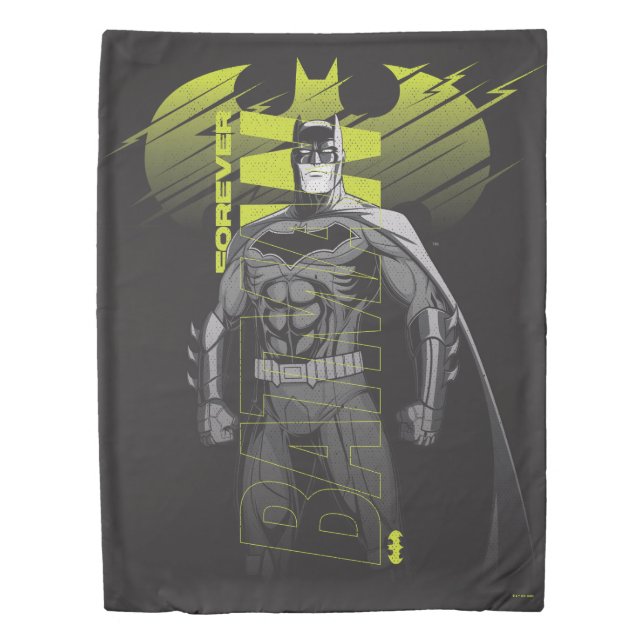 Forever Batman Power Up Character Art Duvet Cover (Front)