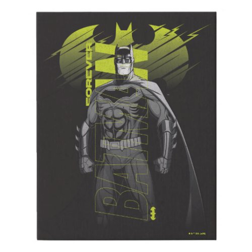 Forever Batman Power Up Character Art Faux Canvas Print