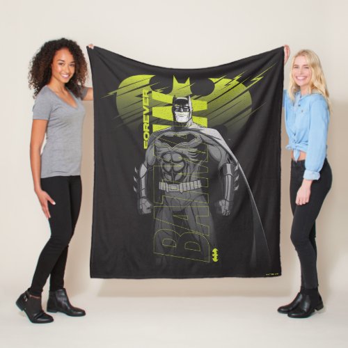 Forever Batman Power Up Character Art Fleece Blanket