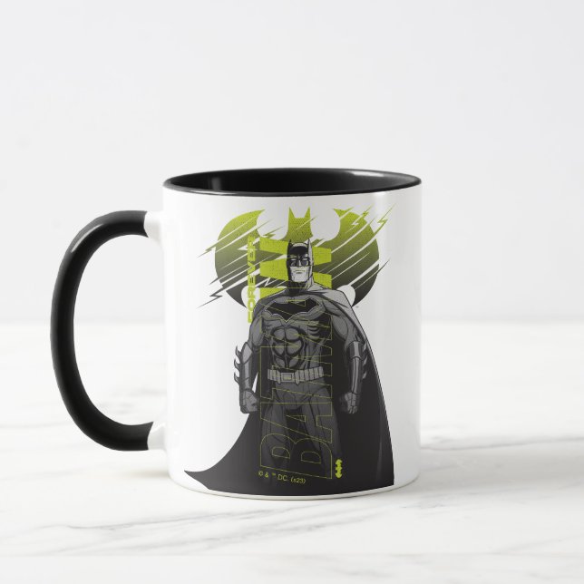 Forever Batman Power Up Character Art Mug (Left)