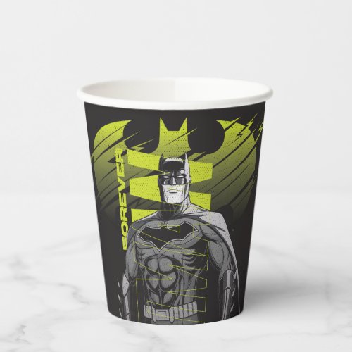 Forever Batman Power Up Character Art Paper Cups