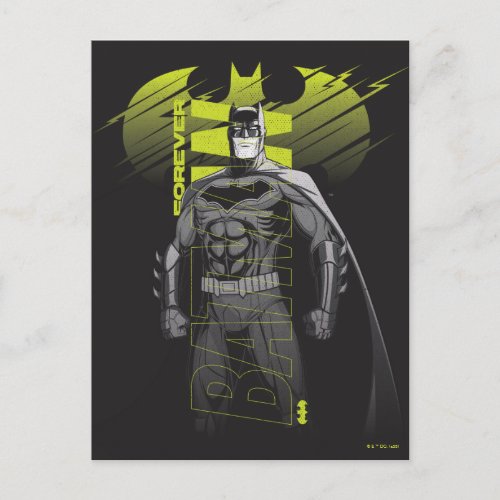 Forever Batman Power Up Character Art Postcard