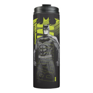 Forever Batman Power Up Character Art Thermal Tumbler