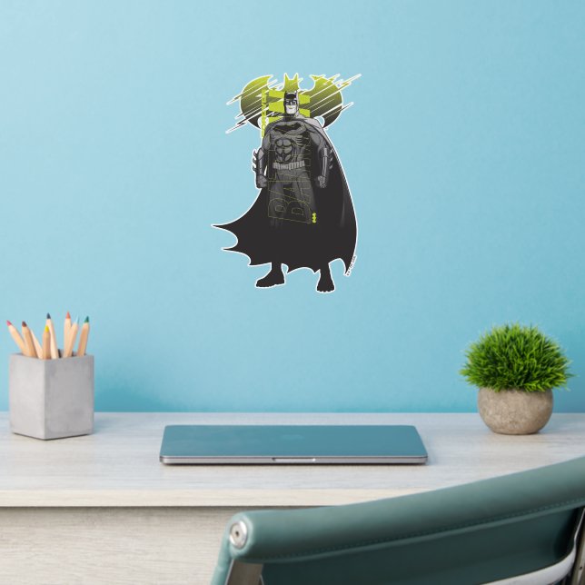 Forever Batman Power Up Character Art Wall Decal (Home Office 2)