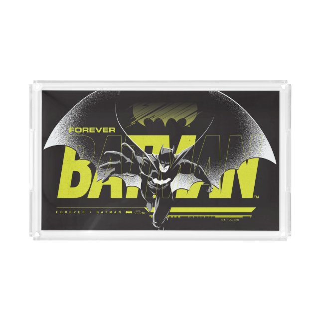 Forever Batman Reaching Graphic Acrylic Tray (Front)
