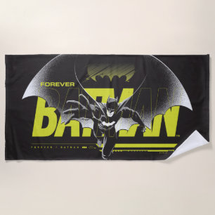 Forever Batman Reaching Graphic Beach Towel
