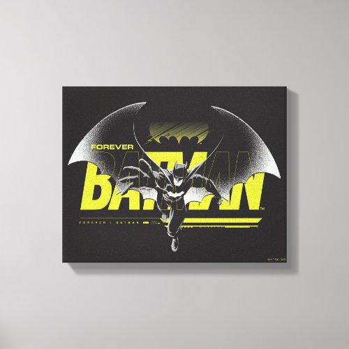 Forever Batman Reaching Graphic Canvas Print