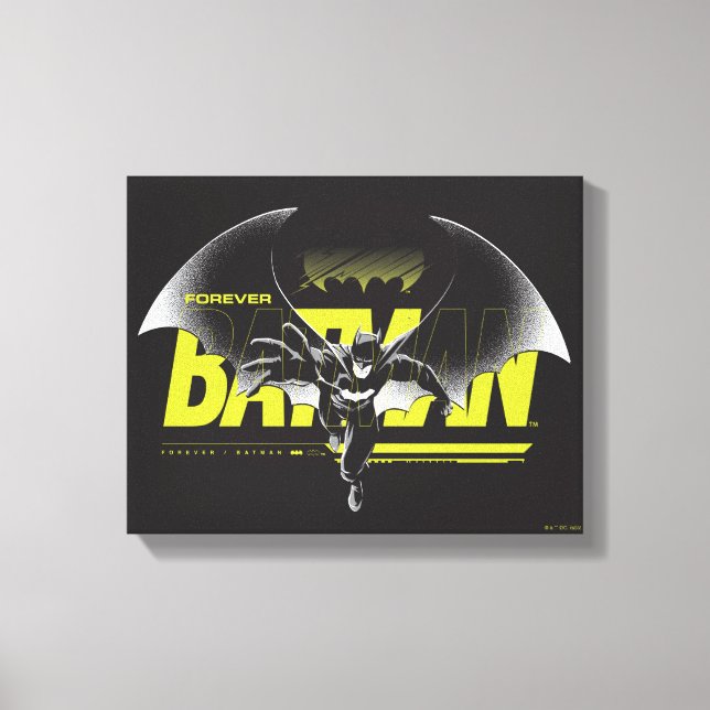 Forever Batman Reaching Graphic Canvas Print (Front)