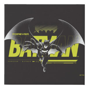 Forever Batman Reaching Graphic Faux Canvas Print