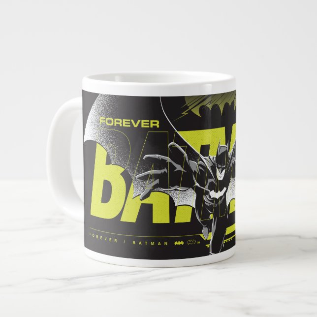 Forever Batman Reaching Graphic Giant Coffee Mug (Front Left)