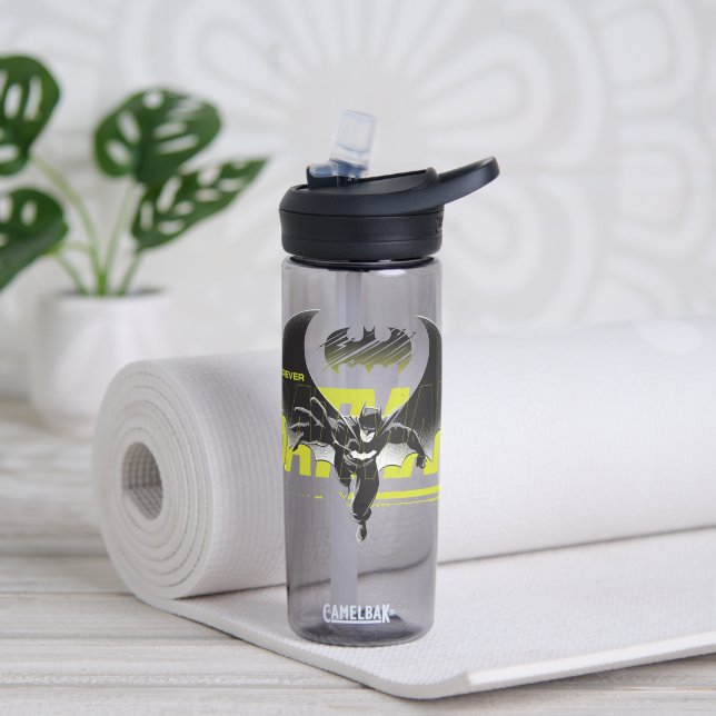 Forever Batman Reaching Graphic Water Bottle (Yoga)