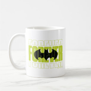 Forever Batman Typography Symbol Graphic Coffee Mug