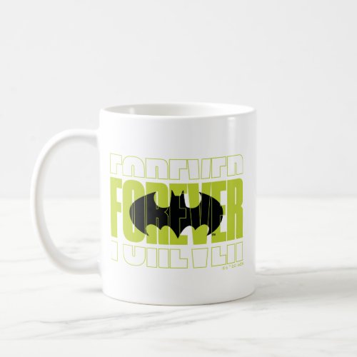 Forever Batman Typography Symbol Graphic Coffee Mug