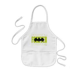 Forever Batman Typography Symbol Graphic Kids' Apron