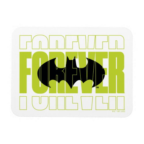 Forever Batman Typography Symbol Graphic Magnet