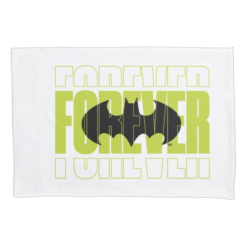 Forever Batman Typography Symbol Graphic Pillow Case